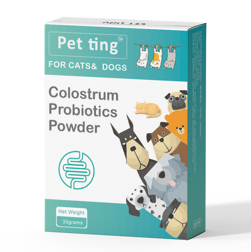 Additifs d'alimentation Probiotiques multistrition Poudre probiotique de colostrum pour animaux de compagnie